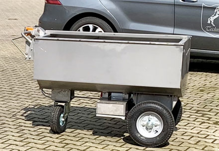 Brouette alimentaire 3 compartiments